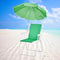 Generic Beach Chair with Umbrella for Adults, 1 Pcs High Back Folding Camping
