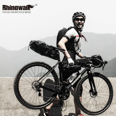 Rhinowalk Bike Bag, Top Tube Bag, Stable Bicycle Frame Bag, Professional Cycling Accessories