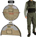 Rivruns Fishing Hunting Wader Bag with Vented Mesh, Foldable Waders Boots Changing Pad for Fishing, Hiking, Camping
