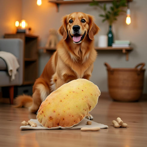 Tnyvm 2025 Vegetable Dog Toy, New Potato Food Shape Squeaky Toys, Toys Chew Toys for Small Medium Large Dogs Squeak