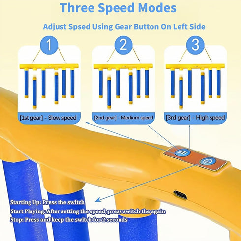 3 Reflex Drop Sticks Game, Reaction Training Tool with Speed Levels, Falling Catching Sticks for Hand-Eye Coordination
