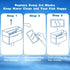 8 Pack Small Filter Cartridges, Replacement for Tetra Whisper Bio-Bag Filter 3i Internal Filters