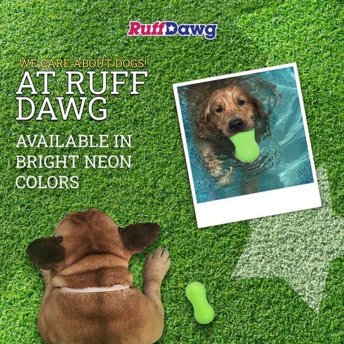 Ruff Dawg Peanut Crunch – Floating, Bouncy Fetch Toy for Medium to Large Dogs, Interactive for Outdoor Play