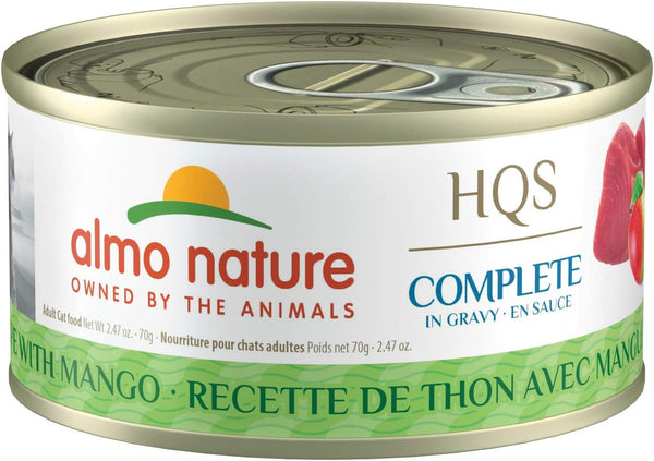 Almo Nature HQS Complete Tuna With Mango In Gravy, Grain Free, Adult Cat Canned Wet Food