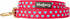 Blueberry Pet Valentine's Day Dog Leash - Velvety Soft-Touch Heart Flocking Lead for Medium Dogs, Lust Red, 5 ft x 3/4"