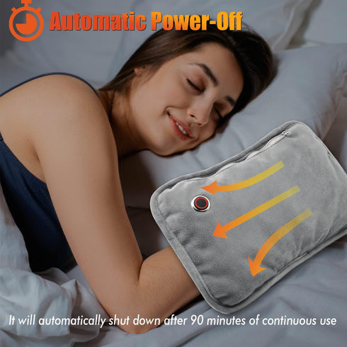 Hand Warmers Rechargeable, 10000mAh Electric Heated Gloves Power Bank with Double-Sided Heating for Hunting Camping