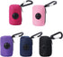 LOXGO Pet Trash Bag Holder Poop Bag Dispenser MeshFabric Pooper Bag Dispenser LeashHook Pet Waste Bag Holder, Purple