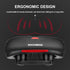 ROCKBROS Comfort Bike Seat, Soft Wide Saddle for Men and Women, Dual Shock Absorbing with Reflective Strip