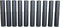 Sword & Shield Sports 10Pcs Golf Club Steel Shaft Extender Rods for Iron Wood Putter (Tip size 0.560")