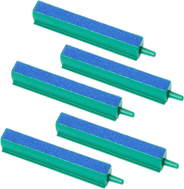 4 Inch Aquarium Air Stone Bar - 5 Pcs Bubble Release Airstones for Fish Tank Oxygenation