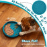 WUDIGGBO Dog Lick Bowl, Non-Slip Slow Feeder Dog Bowl, Silicone Licking Mat with Treat Dispenser, Entertainment Dog