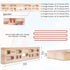 DLOULP Finger Strengthening Board Compacts Wood Climbing Board Portables Fingerboard for Progressive Workouts Outdoor