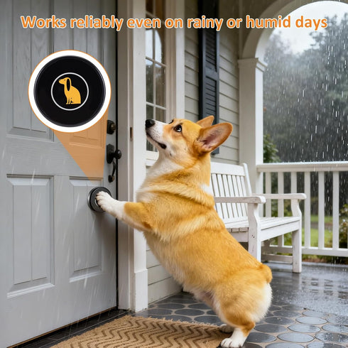 1000Ft 55 Ownpets Smart Dog Door Bell, Wireless Dog Doorbell for Potty Training & Housebreaking, Dog Bell to Go