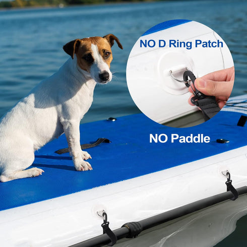 Upgraded Paddle Holder, Set of 6 Paddle Clips, Paddle Board Accessories, Inflatable Boat Paddle Storage