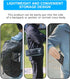 Generic 2-in-1 24x30x30cm, Portable Folding Stool with Crossbody Carry, Converts to Bag with Mesh Storage, Oxford