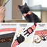 2 PCS Breakaway Cat Collar with Bow Tie and Bell, Golden Moon Glowing Star in The Dark for Kitten