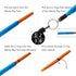 Reaction Tackle Wacky Worm Tool - Wacky O-Rings for Wacky Rigging Soft Plastic Worms or Rubber Fishing Worms for Bass