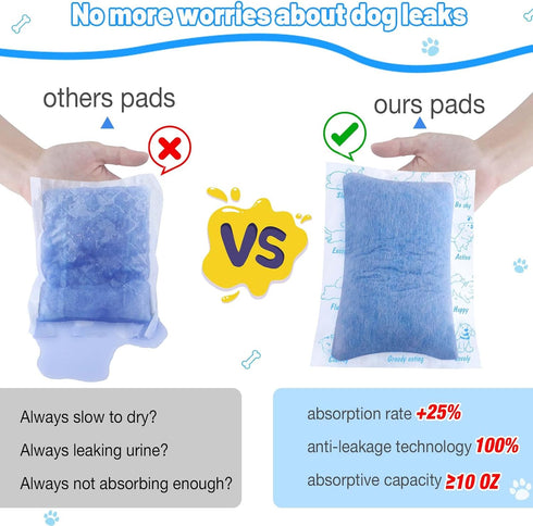 100ct Dog Diaper Liners for Dog Diapers Male and Female Super Absorption Disposable Booster Pads for Most Reusable Pet