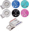 Golf Ball Markers with Metal Magnetic Hat Clips, 2Pcs Funny Golf Ball Marker Hat Clip, Golf Accessories for Men