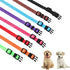 PARTNER Puppy ID Collars, Super Soft Nylon Adjustable Breakaway Collars for New Born Pets with Record Keeping Charts
