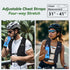 Running Vest for Women & Men, Adjustable Reflective Vest with 500ml Soft Flask, Designed for Marathon Trail Race Jogging