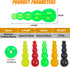 150/200pcs Stacked Fishing Beads, Fishing Beads Lures Making Supplies Tackle Trout Beads Walleye Rig Inline Spinner