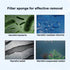Delapan Pre Filter Sponge - Aquarium Filter Intake Cover Pump Prefilter Sponge for Fish Tank, 4 Packs