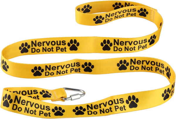 Funny Dog Leash, Nervous Do Not Pet Walking Training Leash for Dog Owners, Pet Lover Gift
