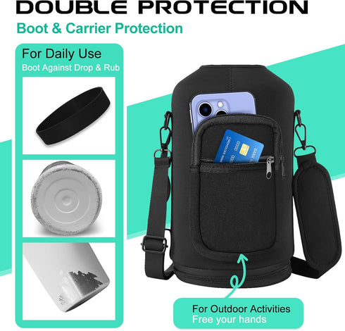 87 oz 48h Cold-24h Insulated Water Bottle with Straw - Stainless Steel Sports Water Bottle, Double Wall Thermo Mug