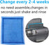 6 Pcs Aquarium Filter Cartridge for Aqua-Tech 20-40/30-60 Power Filters, Replacement for EZ-Change #3