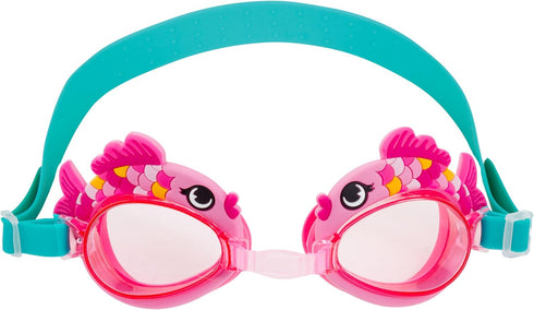 Stephen Joseph Swim Goggles in Pink Fish