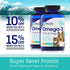 100% Pure Omega 3 Fish Oil for Dogs & Cats - Pet Supplement with DHA & EPA for Healthy Skin - 120 Capsules