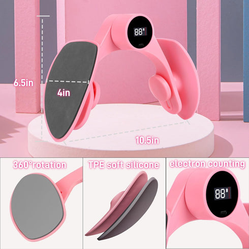 Pelvic Trainer for Women & Men Adjustable Spring Resistance Hip Exerciser, Kegel Exerciser Toner for Your Thigh
