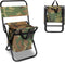 Portable Fishing Chair, Folding Camping Chair with High Back Storage Bag Carrying