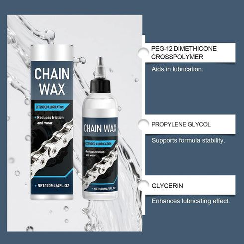 Generic 120ml Bike Chain Lube - Bike Chain Lubricating Wax, Mountain Bicycles Lubricant for Bicycle Motorcycle Road