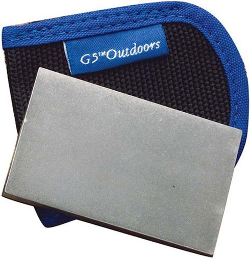 G5 Flat Diamond Stone Broadhead Sharpener for Montec Broadheads - Fine (1200) & Rough (600) Diamond Sides, Nylon Case