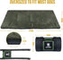 OneTigris Travel Dog Bed - Portable Waterproof Anti-Slip Dog Camping Bed Mat, Cushioned Plush