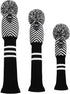 Scott Edward Golf Headcovers for Woods Set of 3 Fits Well Driver(460cc) Fairway Wood and Hybrid(UT) The Perfect Change for Golf Bag by Scott Edward