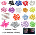 100pcs 5 VICTHY Cat Nail Caps, Medium Size Colors, with Glue and Applicators, Natural Vinyl Resin, Long-lasting