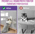Furniture Cat Scratch Protector - 12 Pcs Clear Self-Adhesive Couch Protectors, Furniture Protectors with 52 Twist Pins