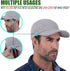 USHAKE Fishing Hat Sun Cap Baseball Cap with Face Neck Cover Flap