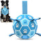 QDAN Premium Dog Toy Balls, 6 Inch Soccer Ball with Straps, Outdoor Pet Training Toys for Medium Large Dogs