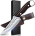 Fixed Blade Hunting Knife, 8.5-inch Bushcraft Survival Tactical Knife with Sheath and Non-Slip Ergonomic Handle for