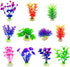 CousDUoBe Artificial Aquatic Plants – 11 Pcs Small Aquarium Plants, Artificial Fish Tank Decorations for Household and