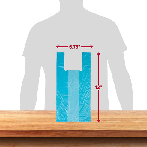 HAMMER 71041 75 Count Pack 1 ARM & Easy-Tie Waste Bags, Blue,
