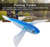 Fishing Lure, Soft Silicone Artificial Lure, Flying Fish Shape with Bright Colors, Ideal for Seawater Boat Fishing