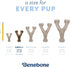 Benebone Puppy Wishbone Dog Chew Toy, Real Bacon Flavor, Small, Made in USA