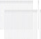 50 Pieces Disposable Artificial Insemination Rods, Flexible Breeding Catheter Tube for Dog Goat Sheep (White, 10.8