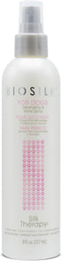 BioSilk for Dogs Silk Therapy Detangling Mist, 8 Oz - Best Detangling Spray for Shiny Coats and Dematting