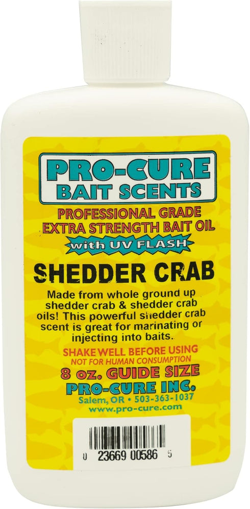 Pro-Cure Shedder Crab Bait Oil, 8 Ounce